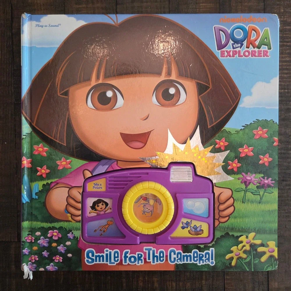 Lot 2 Dora the Explorer Sound Books Potty Time Big Sister & Smile for the Camera